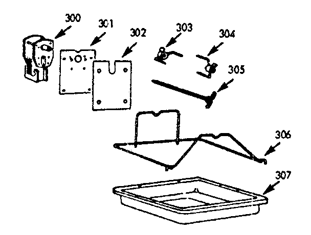 Kenmore 1037846700 optional equipment rotisserie kit no. 7106710 diagram