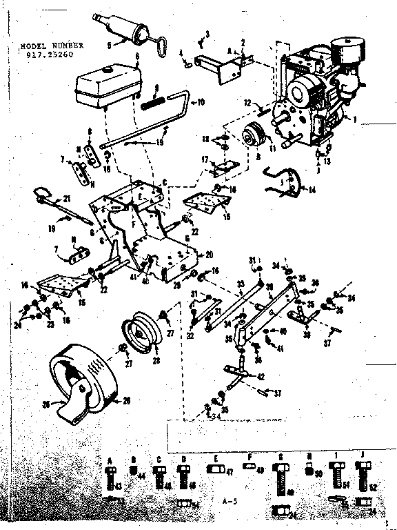 Craftsman 91725260 engine diagram