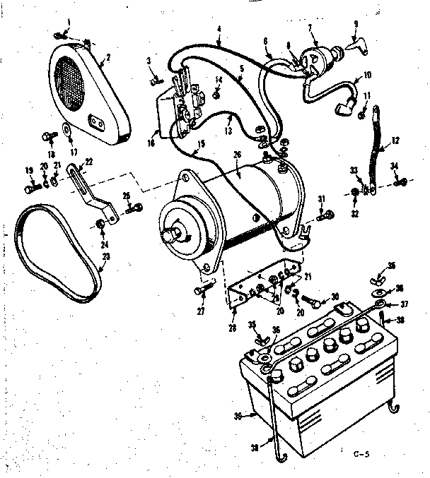 Craftsman 91725260 generator motor diagram