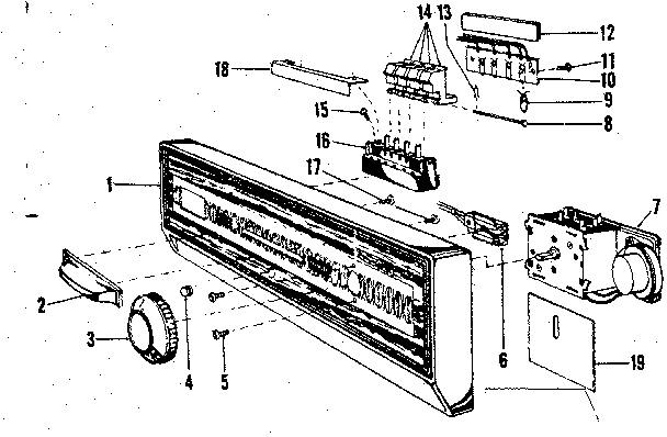 Kenmore 58771360 control panel details diagram