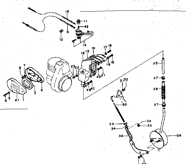 Lifestyler 298488511 air cleaner & muffler diagram
