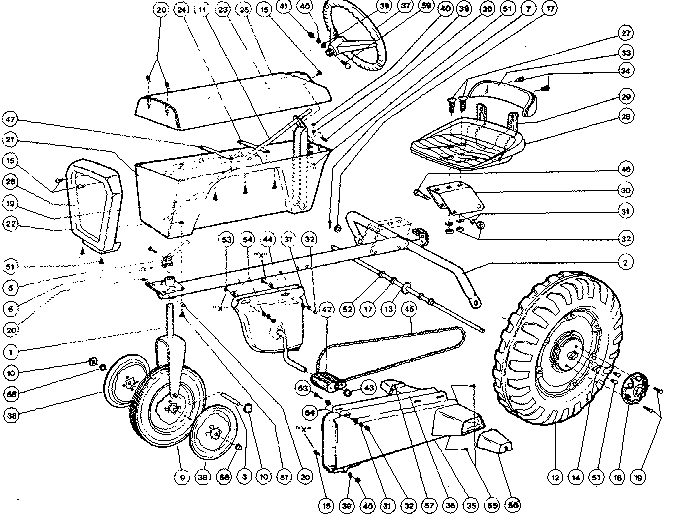 Sears 806860310 replacement parts diagram