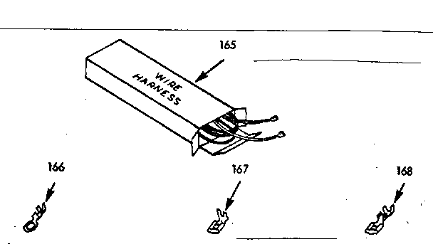 Kenmore 1039927000 wire harnesses and components diagram
