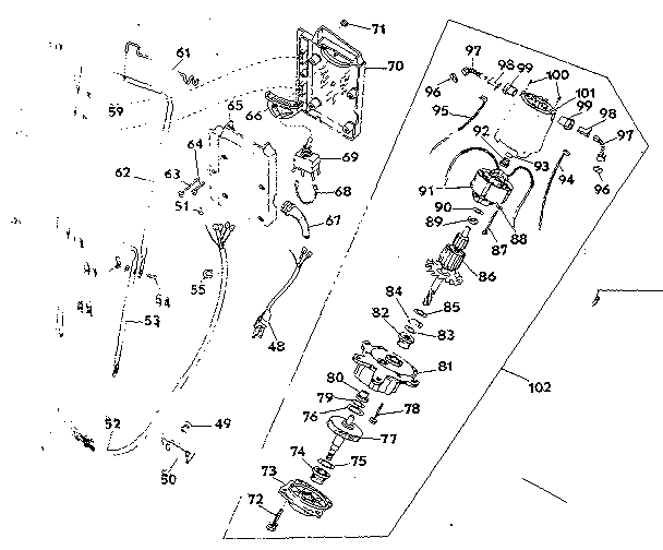 Craftsman 31591401 motor diagram