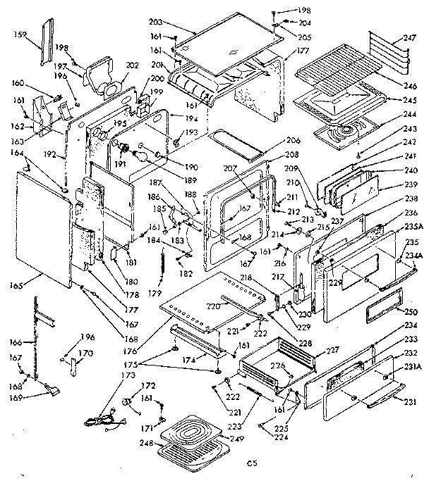 Kenmore 1037486730 body diagram