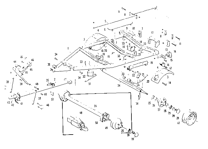 Sears 371615930 boat trailer diagram