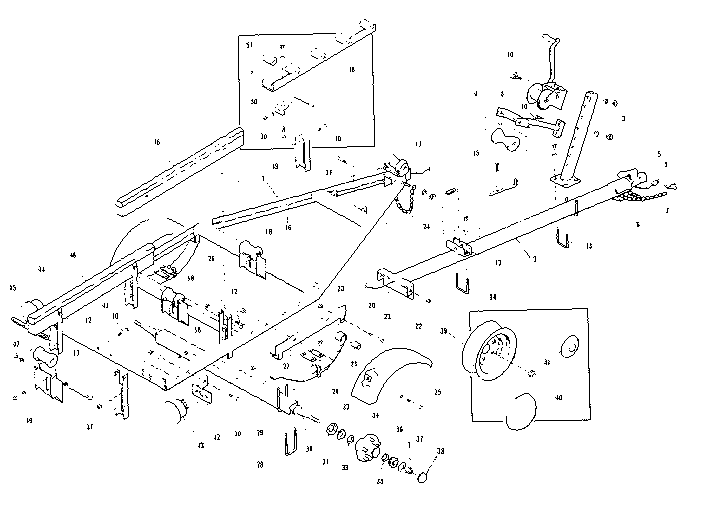 Sears 371645160 boat trailer diagram