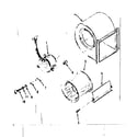 Kenmore 86764741 blower assembly/ 64741 diagram