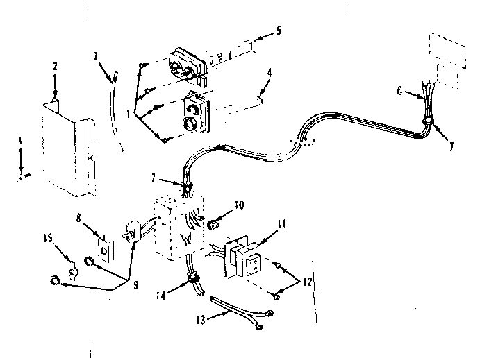 Kenmore 86763981 wiring & controls assembly diagram
