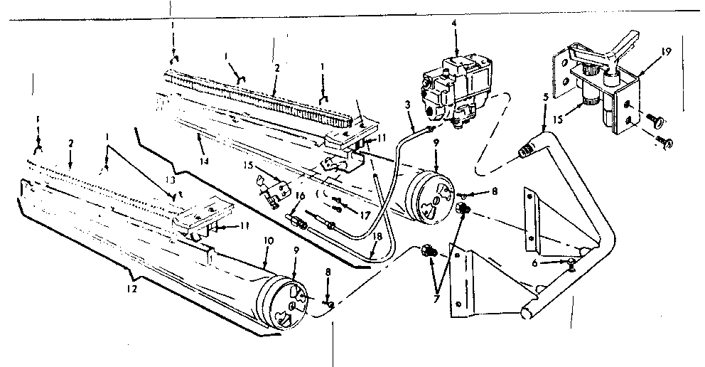 Kenmore 86764691 burner & manifold assembly diagram