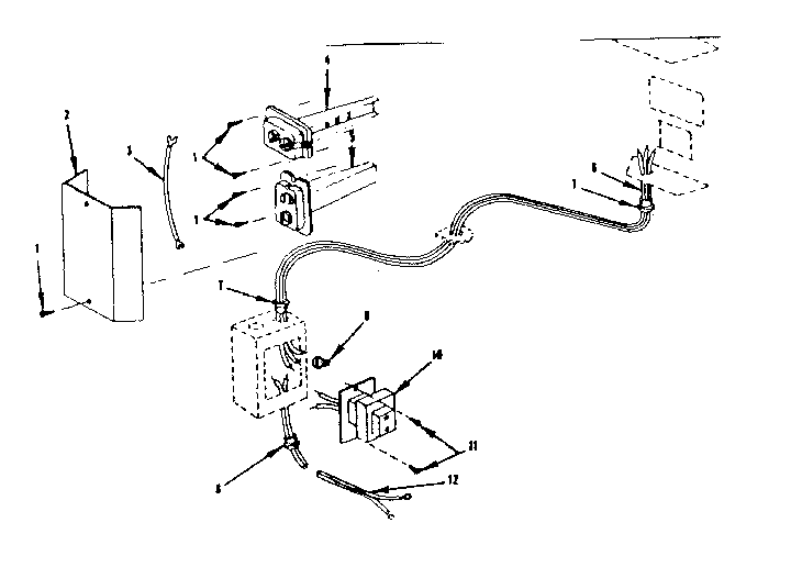 Kenmore 8676484 wiring and controls assembly diagram