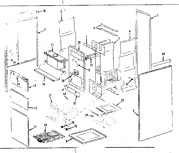 Kenmore 8676484 furnace assembly diagram