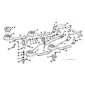 Kenmore 1033326720 burner section diagram