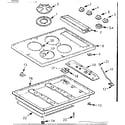 Kenmore 1033347020 maintop diagram