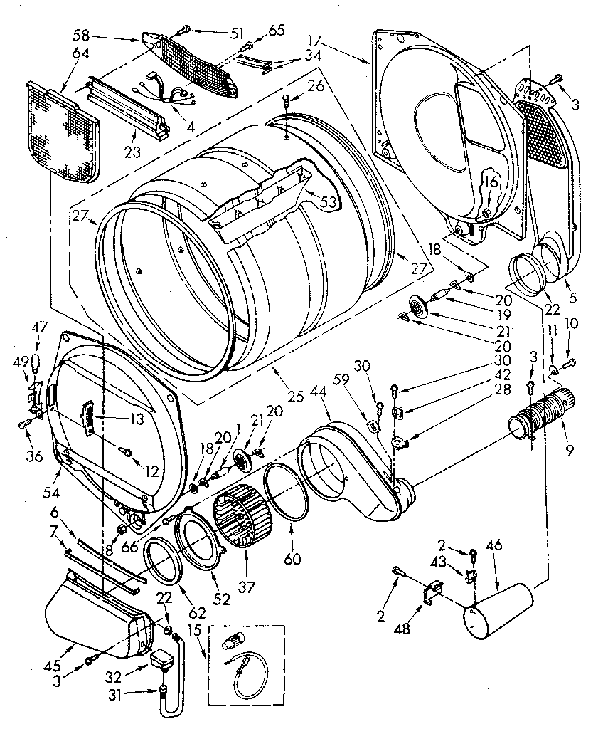 Kenmore 11087982700 bulkhead diagram