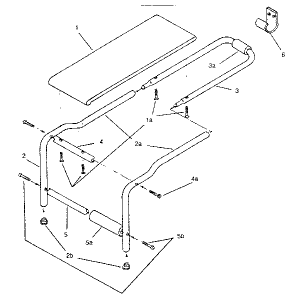 Lifestyler 15601-EXERCISE SET bench unit diagram