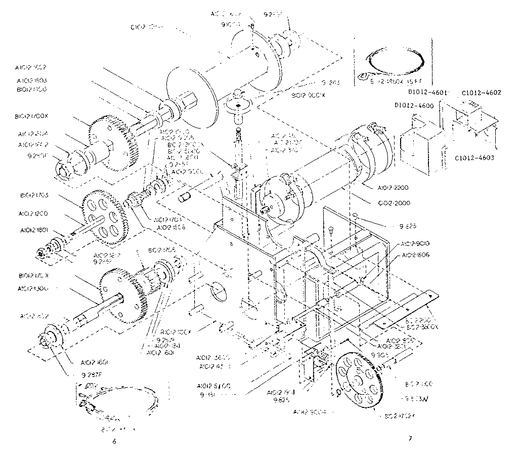 Powerwinch 1012 replacement parts diagram