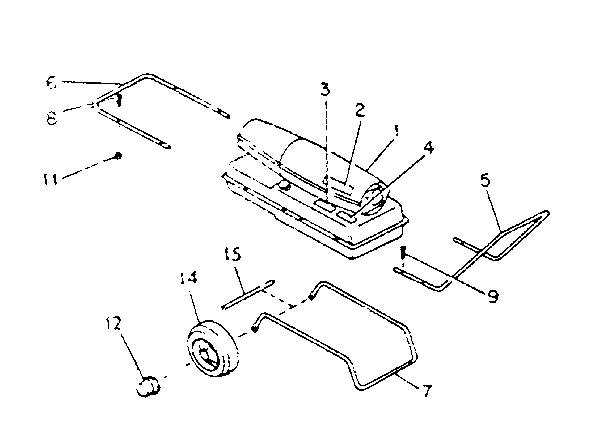 Kenmore 583400040 non-functional replacement parts diagram