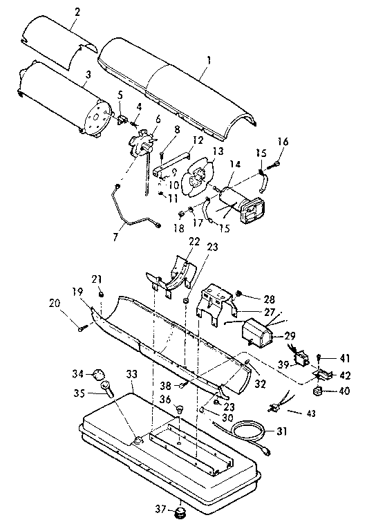 Kenmore 583400050 heater assembly diagram