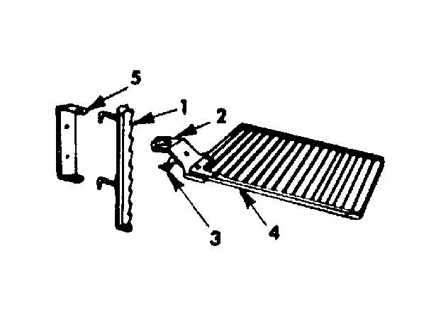 Kenmore 14384530 cast iron barbecue grid - no. 42-84019 diagram