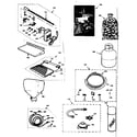 Kenmore 25822469 accessories diagram