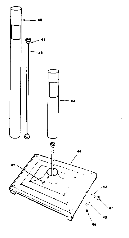 Kenmore 25822722 grill posts parts diagram