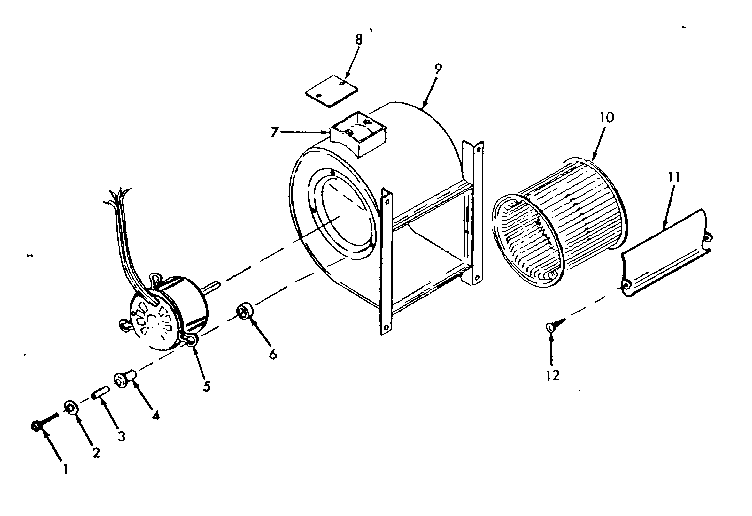 Kenmore 8676317 h-q blower assembly diagram