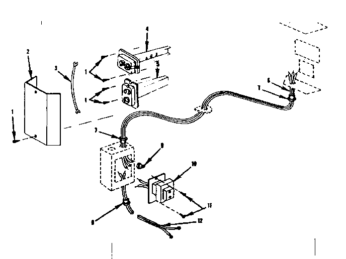 Kenmore 8676410 wiring and controls assembly diagram