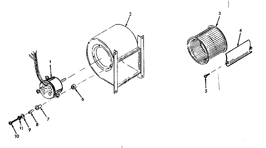 Kenmore 8676464 h-q blower assembly diagram