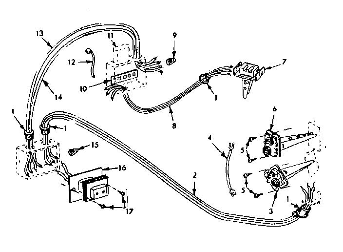 Kenmore 8676464 electrical diagram