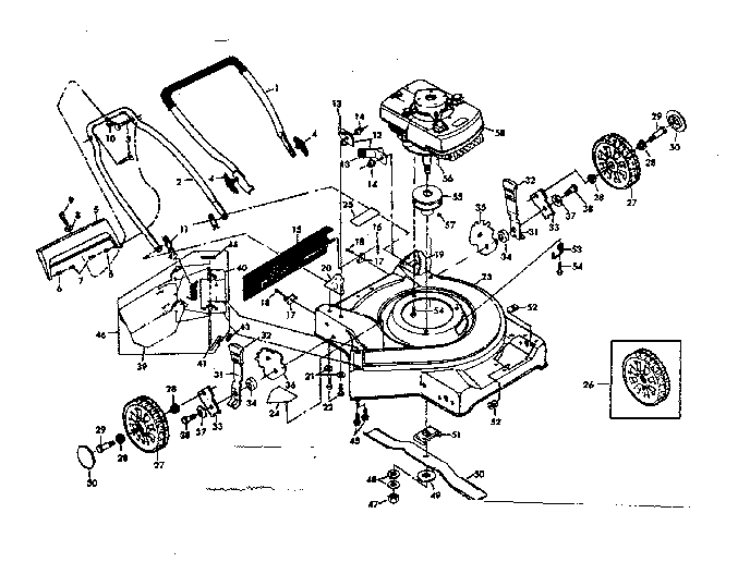 Craftsman 917379000 main frame diagram