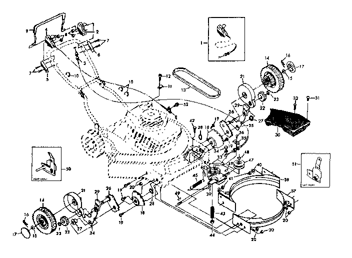 Craftsman 917379000 drive assembly diagram