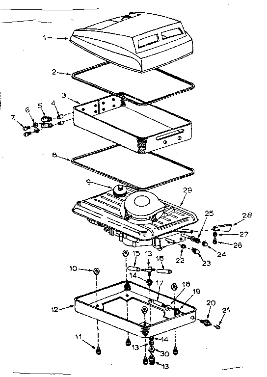 Craftsman 21759861 shroud & controls assembly diagram