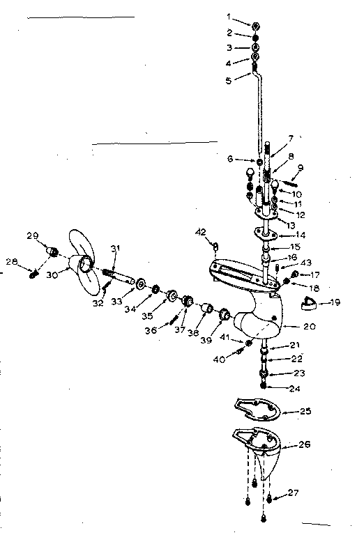 Craftsman 21759861 lower unit assembly diagram