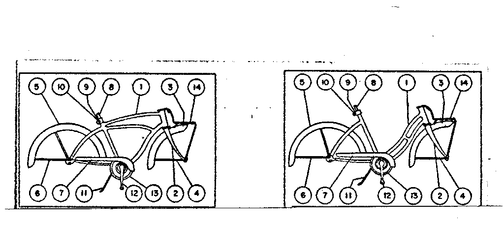 Sears 41147110 replacement parts diagram