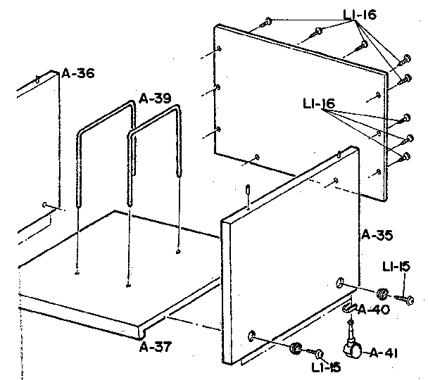 LXI 30491879450 bottom shelf diagram