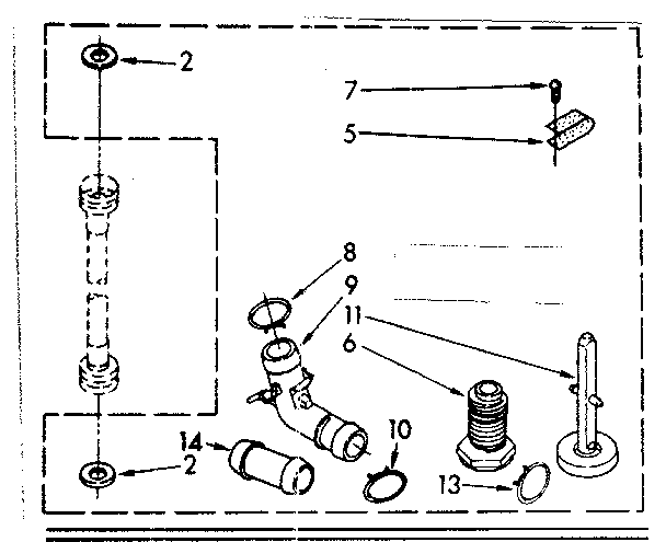 Kenmore 11083370120 miscellaneous parts diagram
