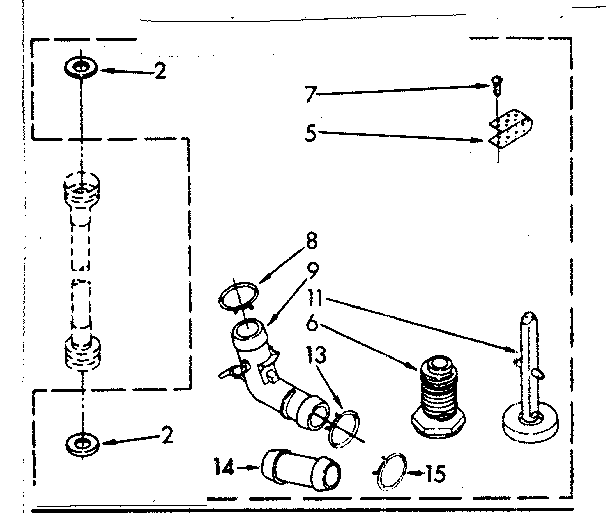 Kenmore 11083371620 miscellaneous parts diagram