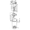 Kenmore 625348391 salt storage tank, and salt saver brine valve diagram