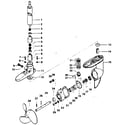 Tanaka TOB-175 drive shaft pipe & gear case diagram