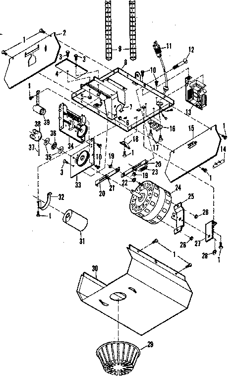 Craftsman 139664700 chassis assembly diagram