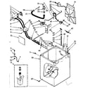 Kenmore 11074490200 cabinet parts diagram