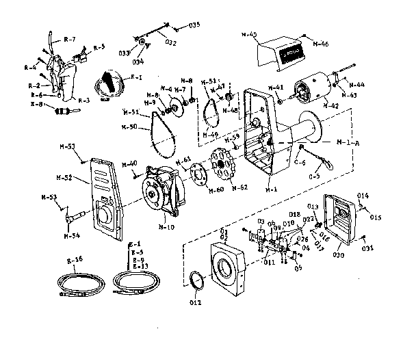 Sears 691494500 unit diagram