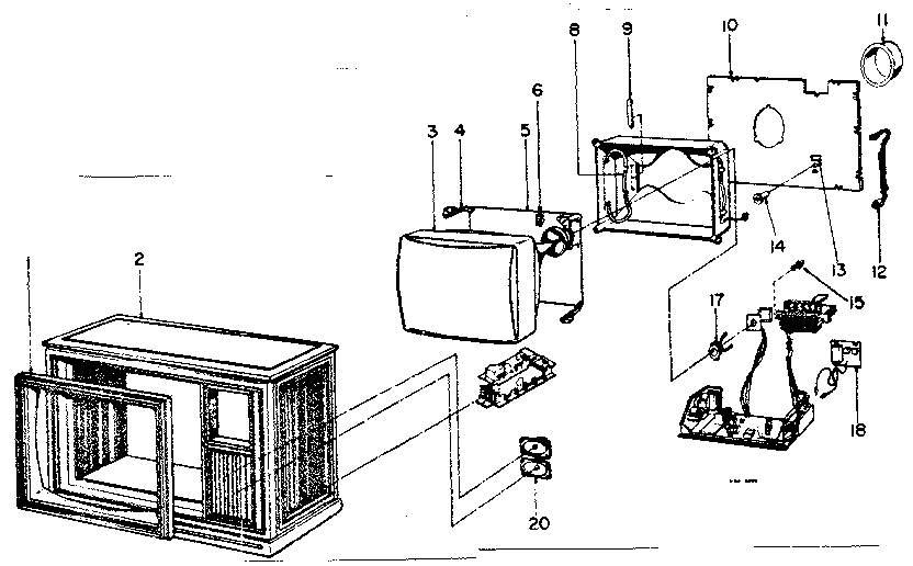 LXI 56444661800 cabinet diagram