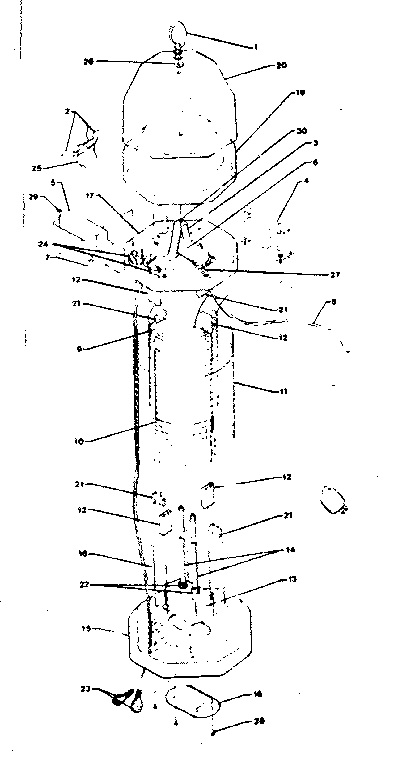 Flowtron PM-1000 replacement parts diagram
