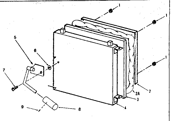 Kenmore 610742080 fire door assembly diagram