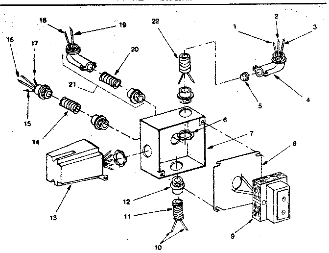 Kenmore 610742080 wiring harness assembly diagram