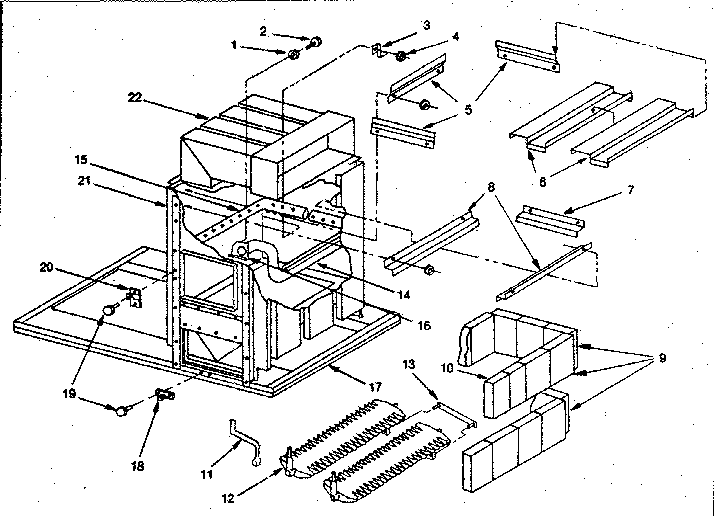 Kenmore 610742080 combustion chamber assembly diagram