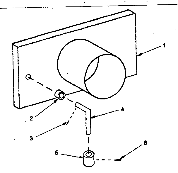 Kenmore 610742080 cleanout door assembly diagram