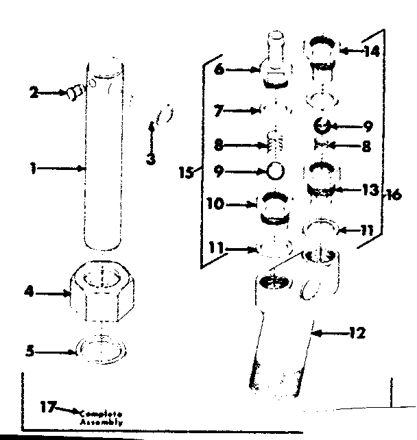 Dobbins 3005 5271519 pump assembly diagram